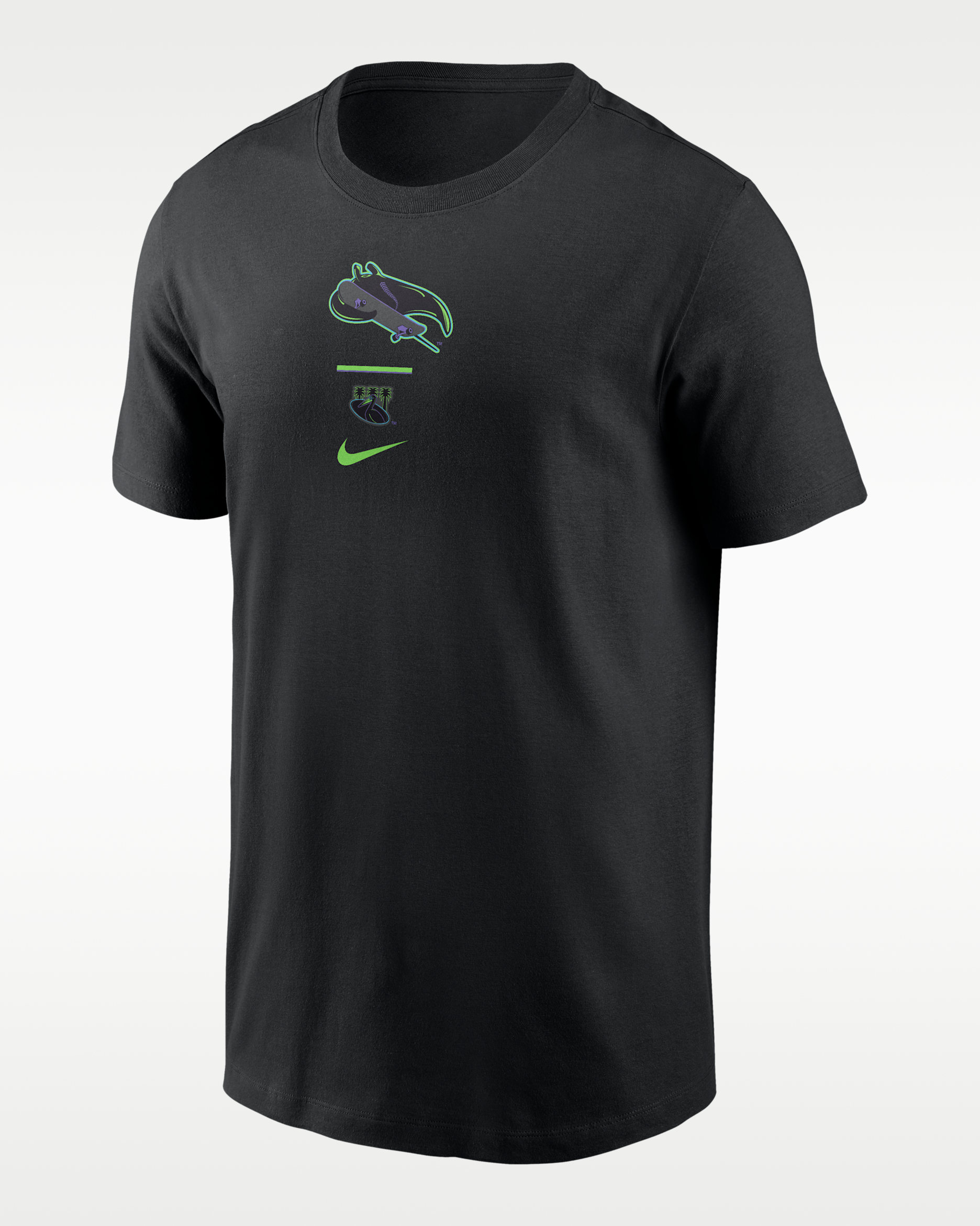 タンパベイ・レイズ　シティコネクト Tシャツ Tampa Bay Rays City Connect 2-Hit Men's Nike MLB T-Shirt. Nike.com